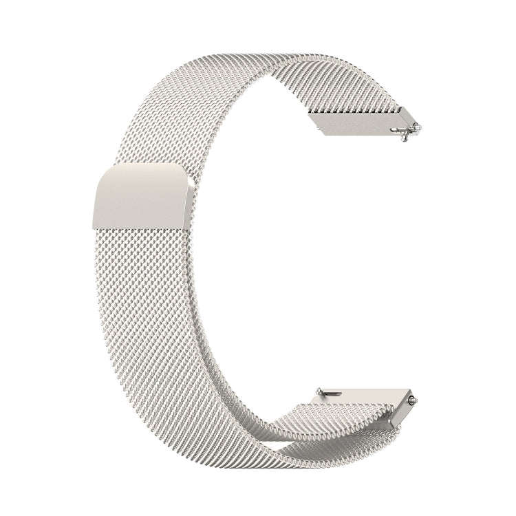 For Huawei Watch GT 3 46mm/GT Runner 22mm Milan Metal Watch Band (Starlight)