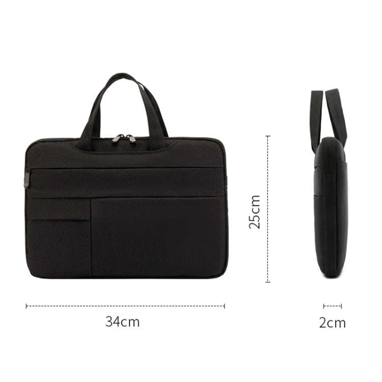 POFOKO C510 Waterproof Oxford Cloth Laptop Handbag For 13.3 inch Laptops(Black)