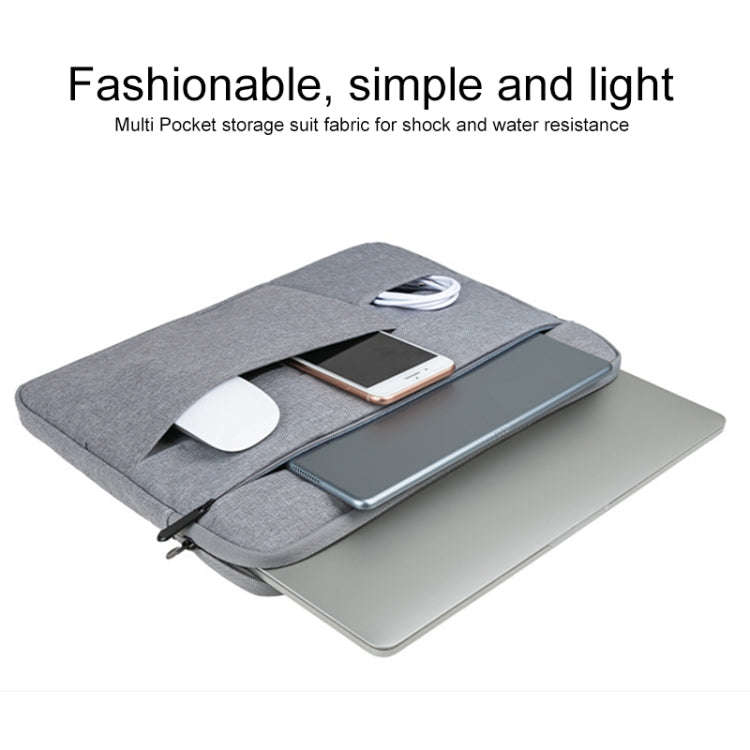 POFOKO C510 Waterproof Oxford Cloth Laptop Handbag For 15.4-16 inch Laptops(Grey)
