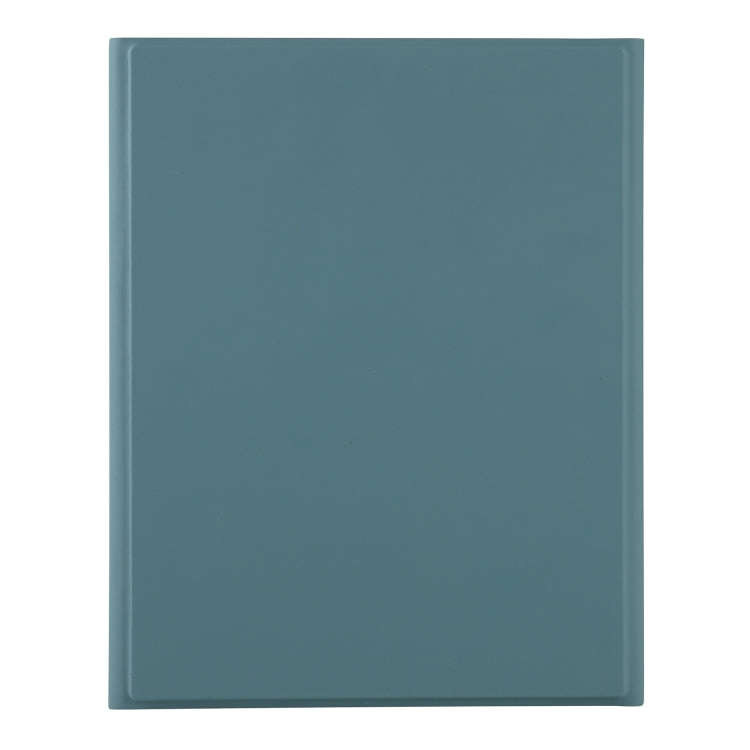 A102B-A Lambskin Texture Square Keycap Bluetooth Keyboard Leather Case with Touch Control For iPa...