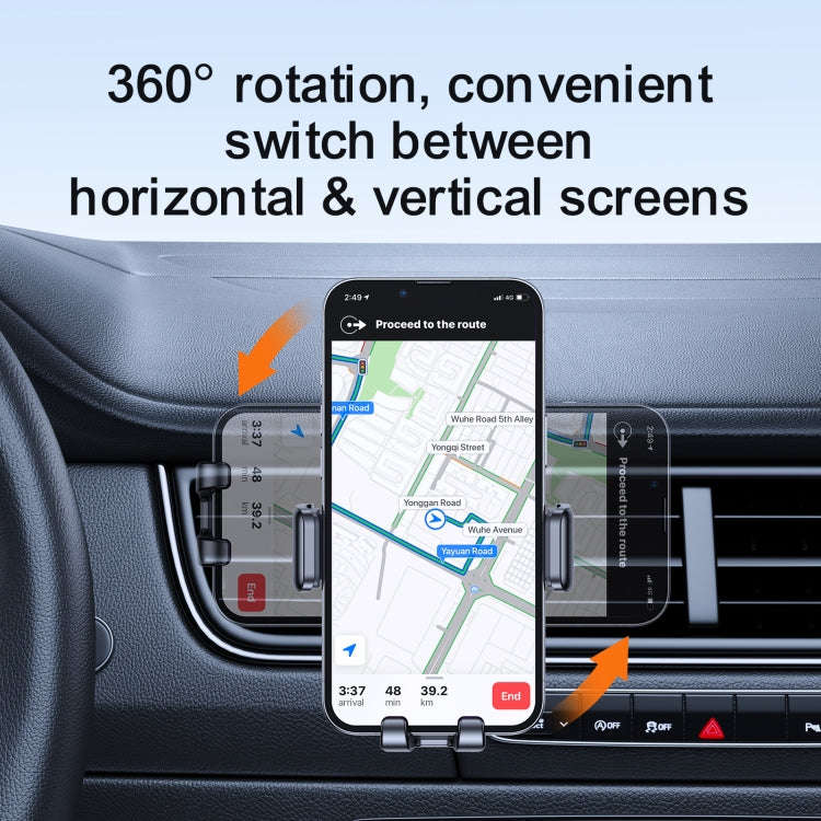 JOYROOM JR-ZS283 Air Vent Car Phone Holder(Black)