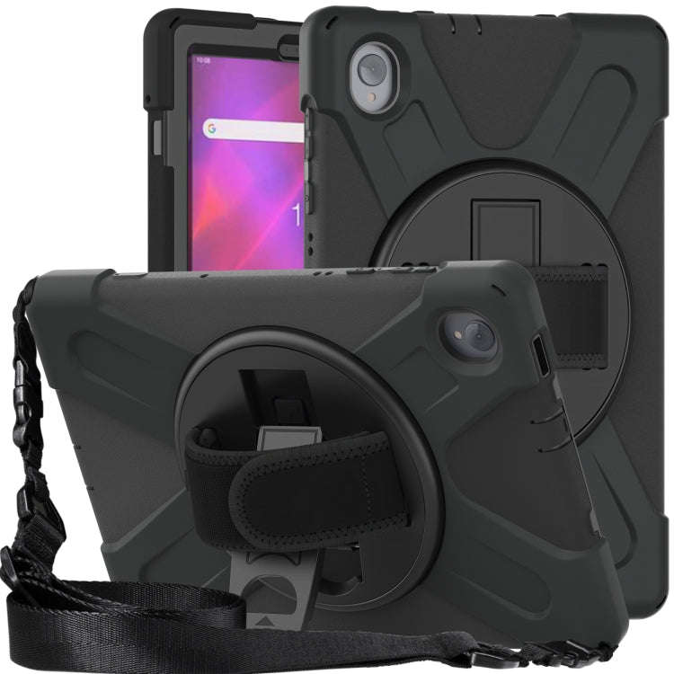 For Lenovo Tab K10 / M10 Plus Silicone + PC Protective Tablet Case(Black)