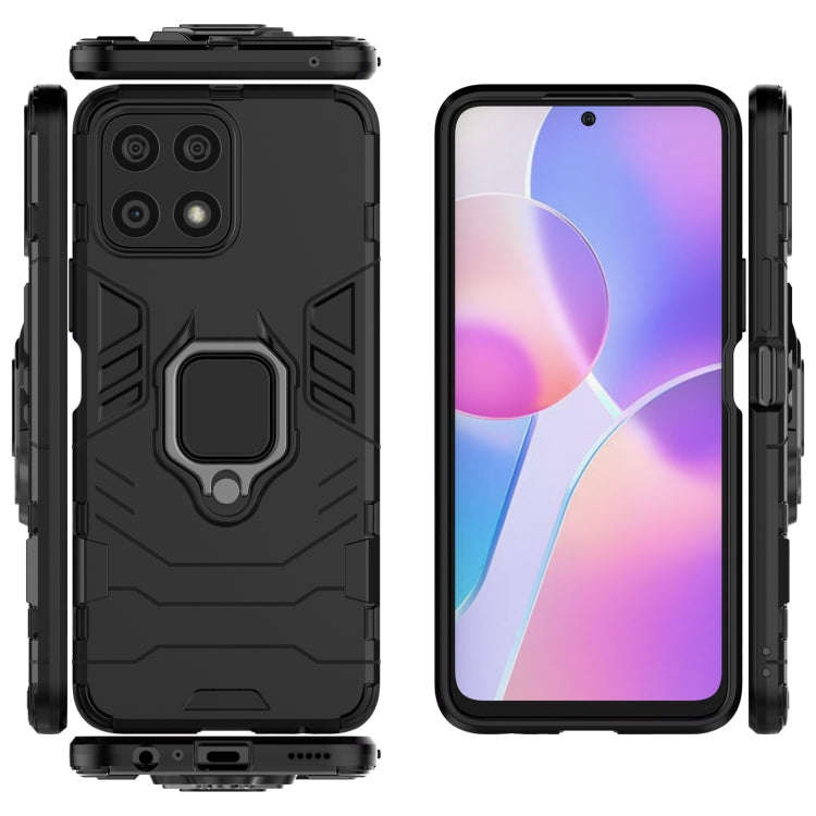 For Honor X30i PC + TPU Shockproof Phone Case(Black)