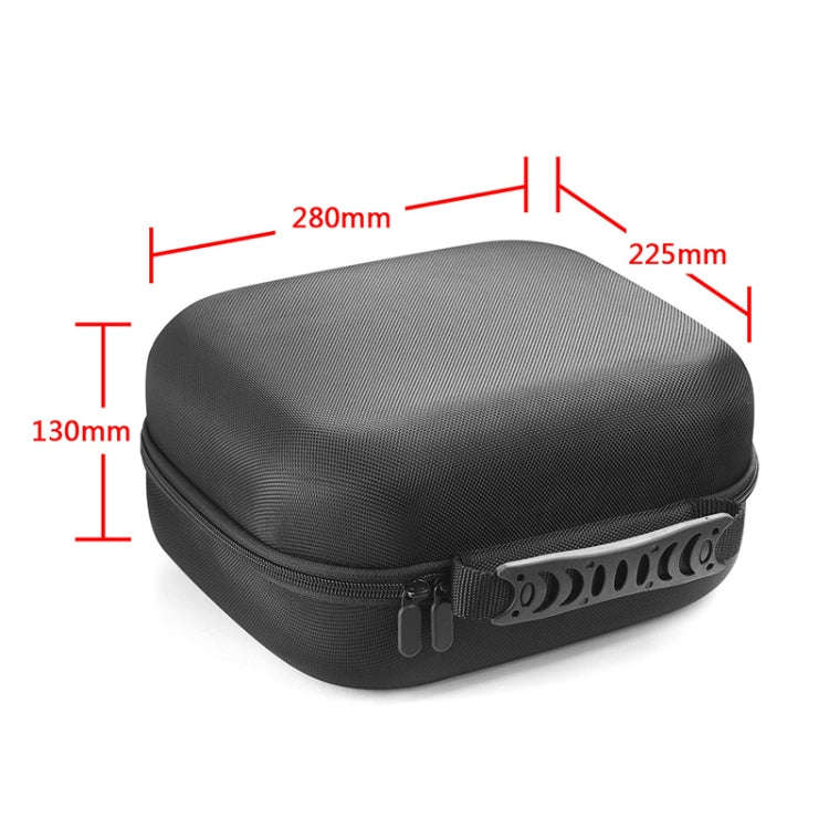 For Deshiwei Cervical Spine Massager Handbag Storage Box(Black)