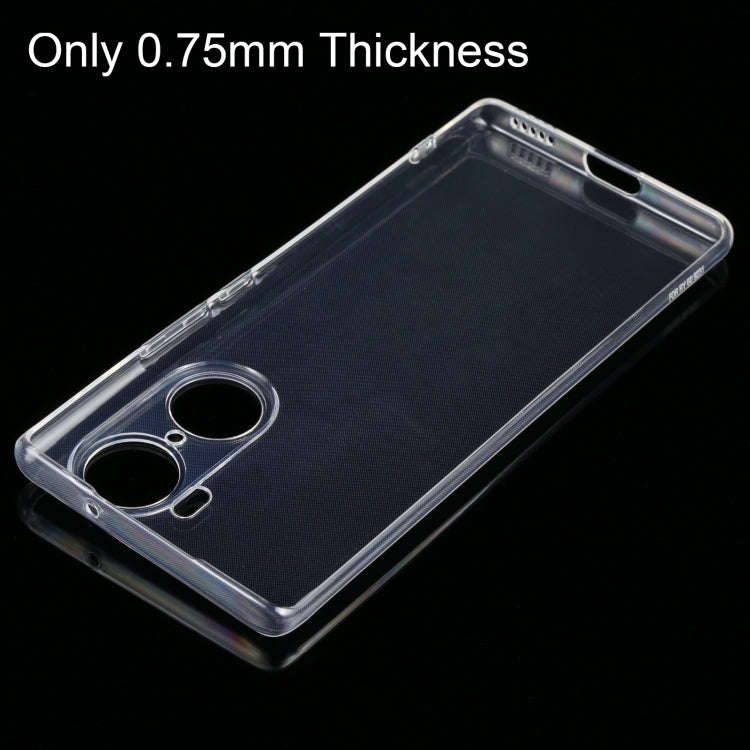 For Honor 60 0.75mm Ultra-thin Transparent TPU Soft Phone Case