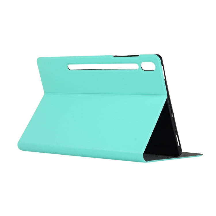 For Lenovo Xiaoxin Pad Pro 12.6 Voltage Craft Texture TPU Horizontal Flip Tablet Case(Mint Green)