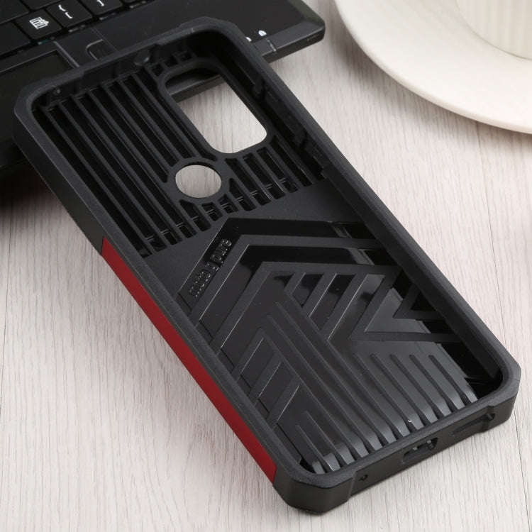 For Motorola Moto G Pure Sliding Camera Cover Design PC + TPU Shockproof Phone Case with Ring Hol...