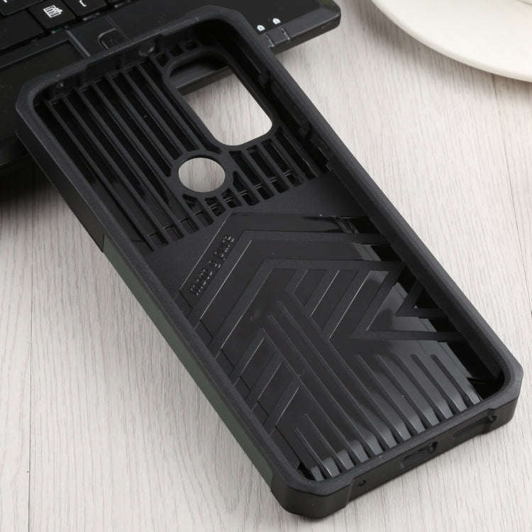 For Motorola Moto G Pure Sliding Camera Cover Design PC + TPU Shockproof Phone Case with Ring Hol...