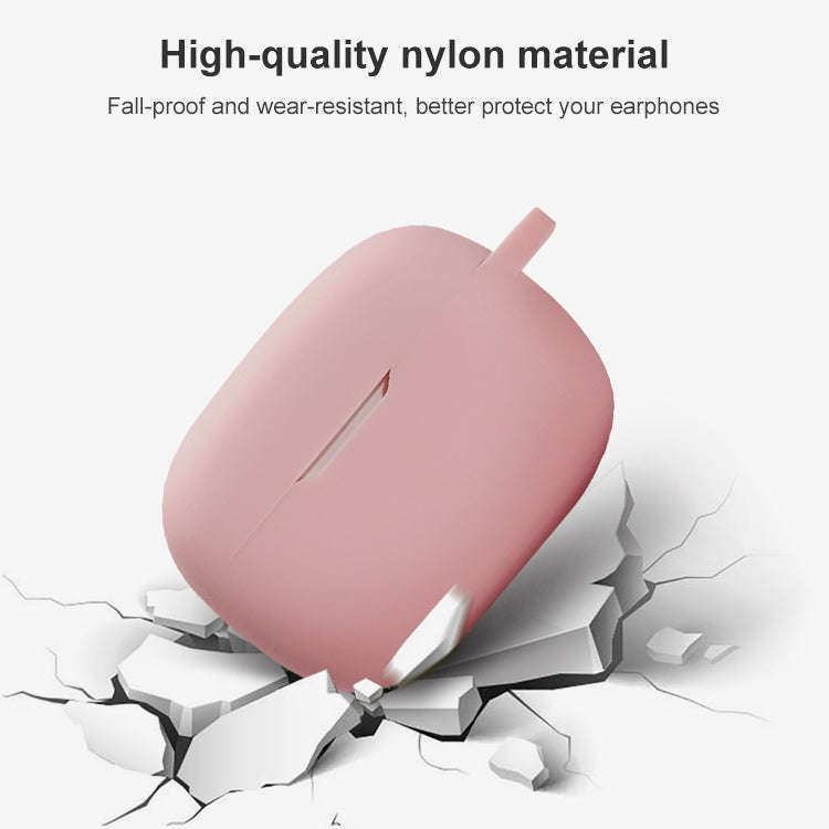 For JBL Wave 200TWS Silicone Earphone Protective Case(Pink)
