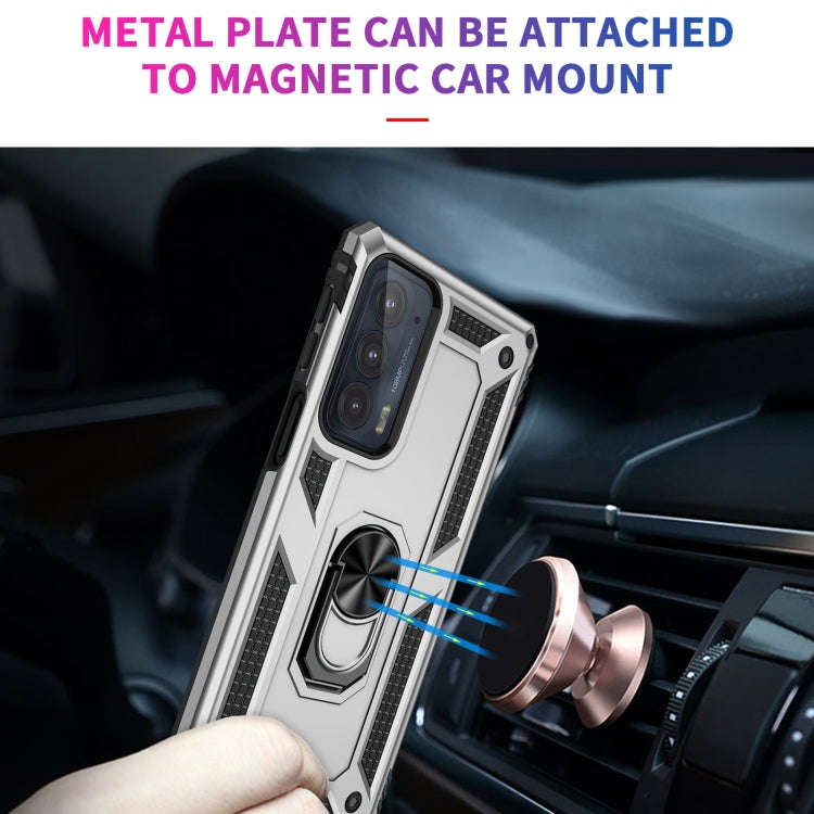 For Motorola Edge 20 Shockproof TPU + PC Phone Case(Silver)