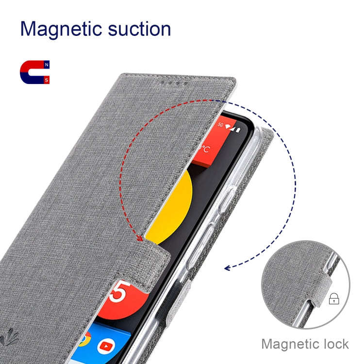 For Google Pixel 6 ViLi K Series Magnetic Buckle Horizontal Flip Leather Phone Case(Grey)
