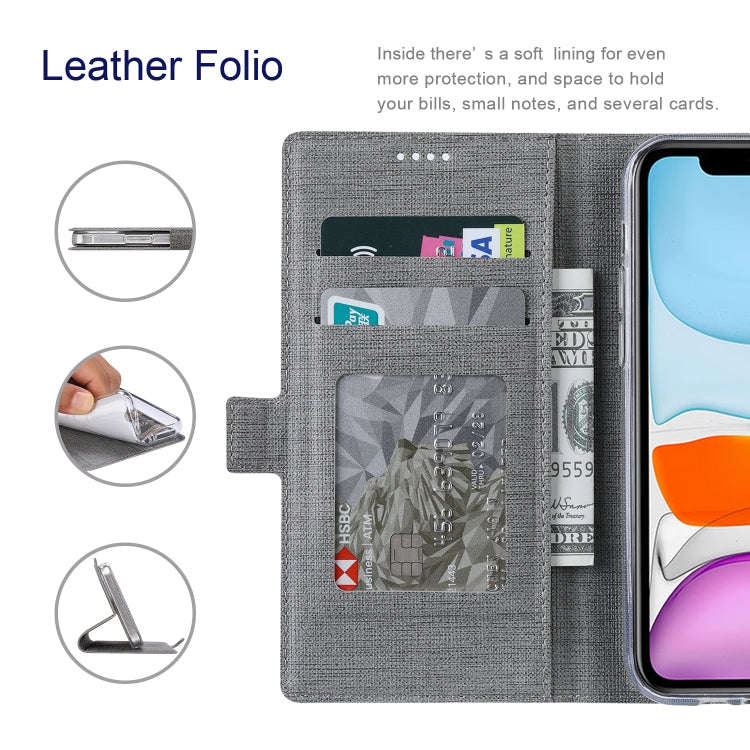 For Google Pixel 6 ViLi K Series Magnetic Buckle Horizontal Flip Leather Phone Case(Grey)