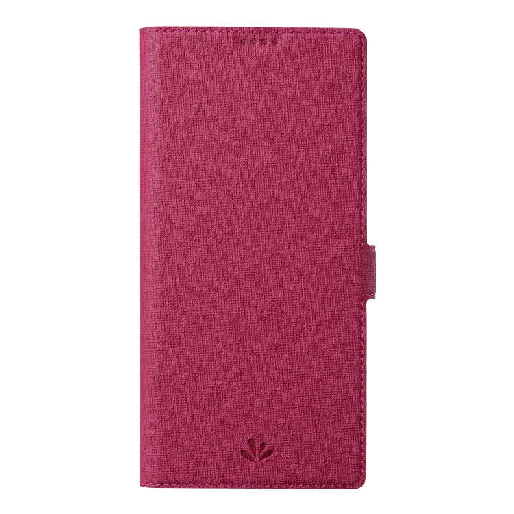 For OnePlus Nord 2 5G ViLi K Series Shockproof Magnetic Buckle Leather Phone Case(Rose Red)