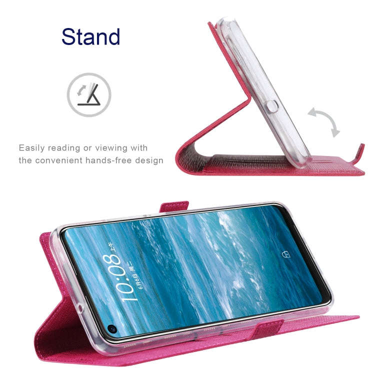 For OnePlus Nord 2 5G ViLi K Series Shockproof Magnetic Buckle Leather Phone Case(Rose Red)