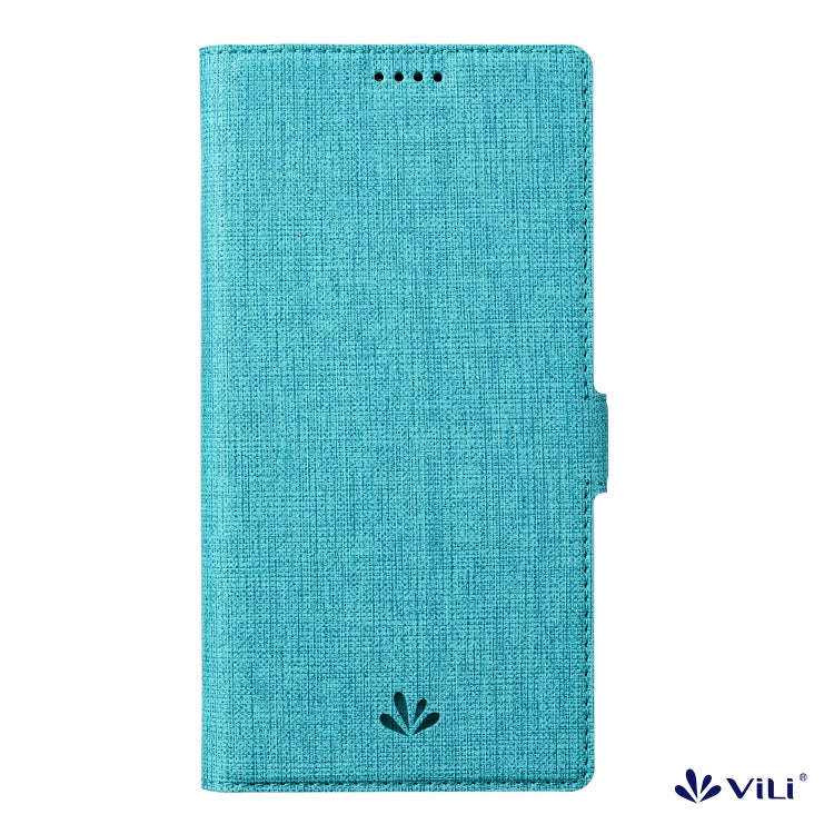 For OnePlus Nord N10 5G ViLi K Series Shockproof Magnetic Buckle Leather Phone Case(Blue)