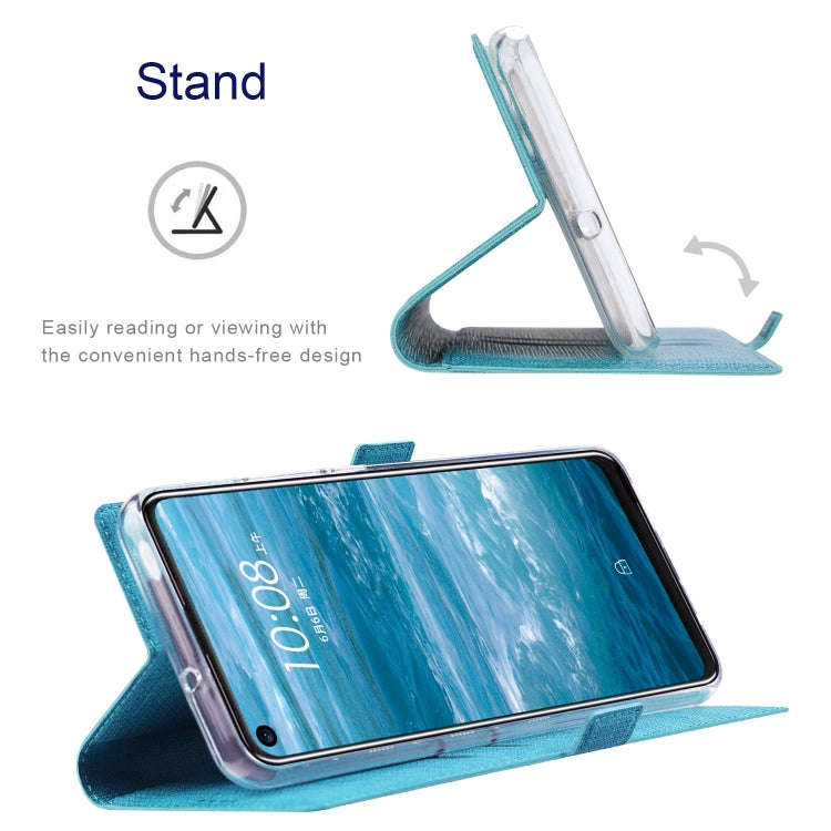 For OnePlus Nord N10 5G ViLi K Series Shockproof Magnetic Buckle Leather Phone Case(Blue)