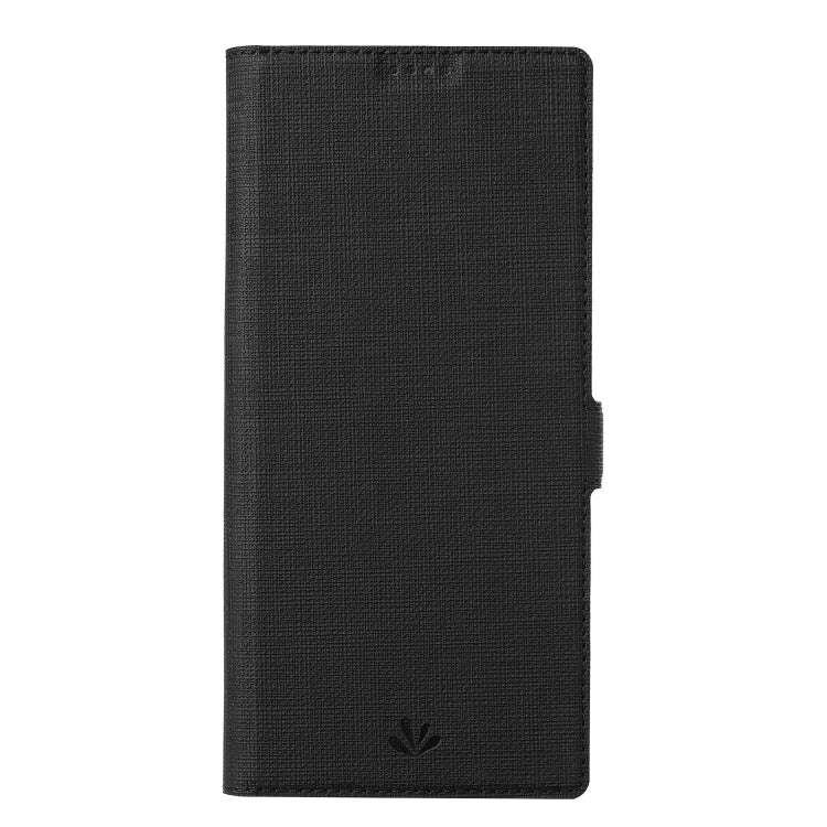For Sharp Aquos Sense 6 ViLi K Series Magnetic Buckle Horizontal Flip Leather Phone Case(Black)