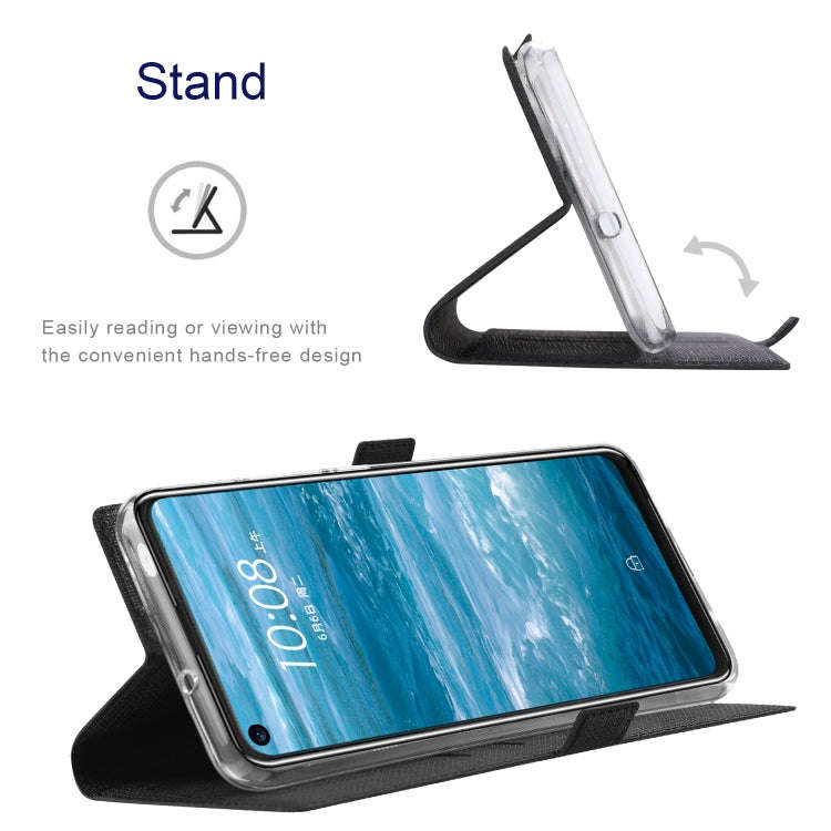 For Sharp Aquos Sense 6 ViLi K Series Magnetic Buckle Horizontal Flip Leather Phone Case(Black)