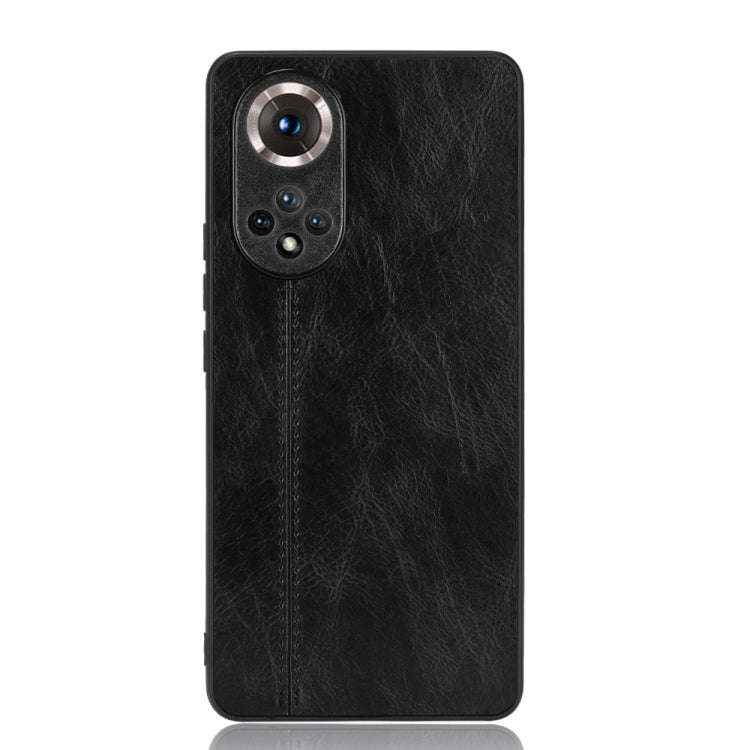 For Honor 50 Sewing Cow Pattern Skin Phone Case(Black)