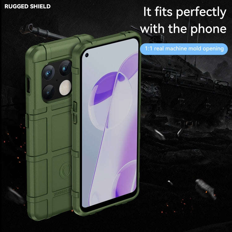 For OnePlus 10 Pro 5G Full Coverage Shockproof TPU Phone Case(Green)