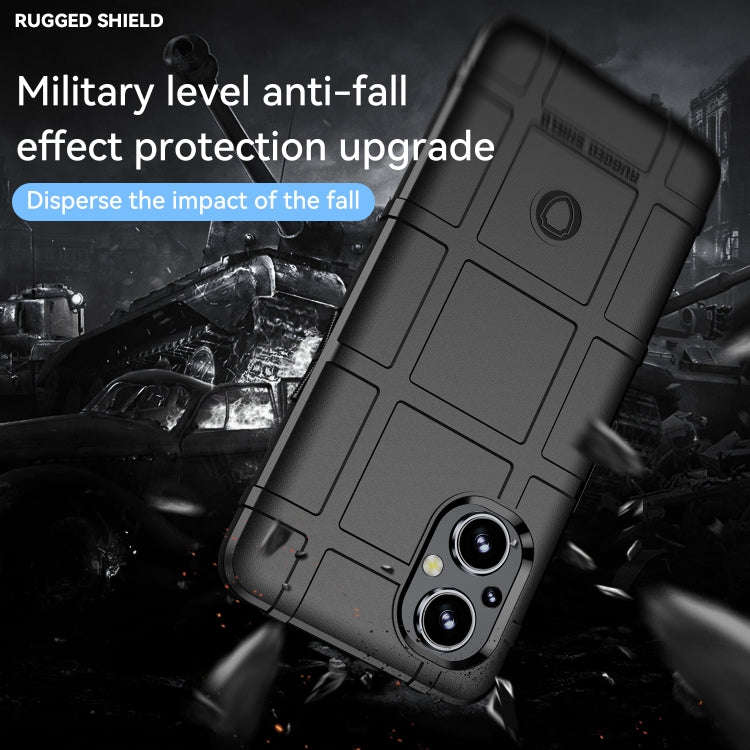 For OnePlus Nord N20 5G Full Coverage Shockproof TPU Phone Case(Black)