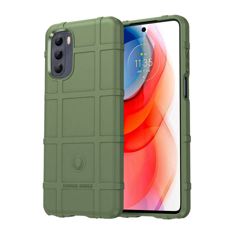 For Motorola Moto G Stylus 2022 Full Coverage Shockproof TPU Phone Case(Green)