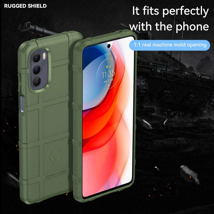 For Motorola Moto G Stylus 2022 Full Coverage Shockproof TPU Phone Case(Green)