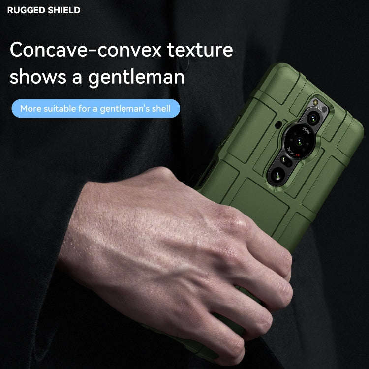 For Sony Xperia Pro-I Full Coverage Shockproof TPU Phone Case(Green)