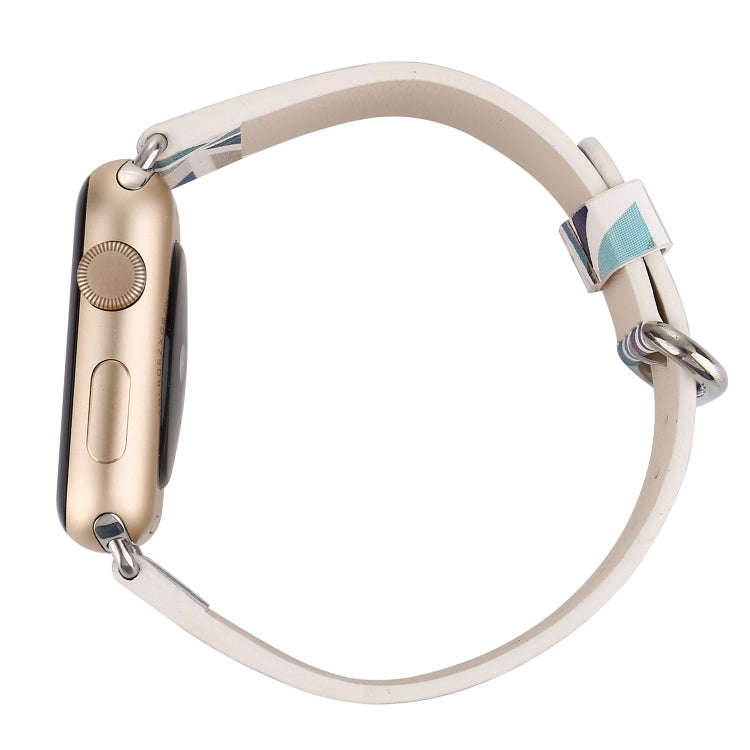 For Apple Watch Series 9&8&7 41mm / SE 3&SE 2&6&SE&5&4 40mm / 3&2&1 38mm Fashion Strap Watch Band...