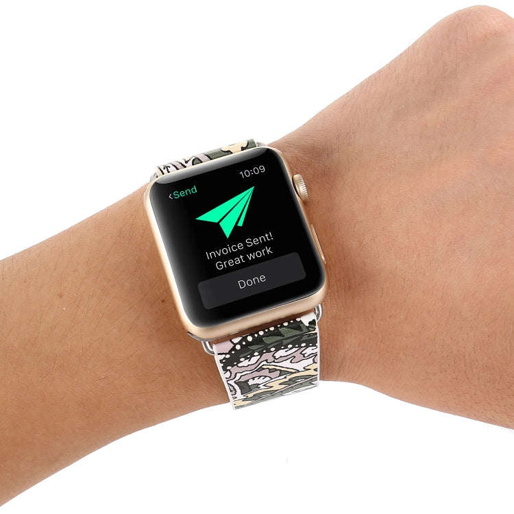 For Apple Watch Series 9&8&7 41mm / SE 3&SE 2&6&SE&5&4 40mm / 3&2&1 38mm Fashion Strap Watch Band...