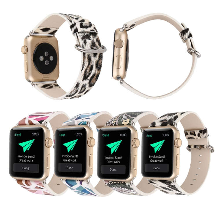 For Apple Watch Series 7 45mm / 6 & SE & 5 & 4 44mm / 3 & 2 & 1 42mm Fashion Strap Watch Band(Red)