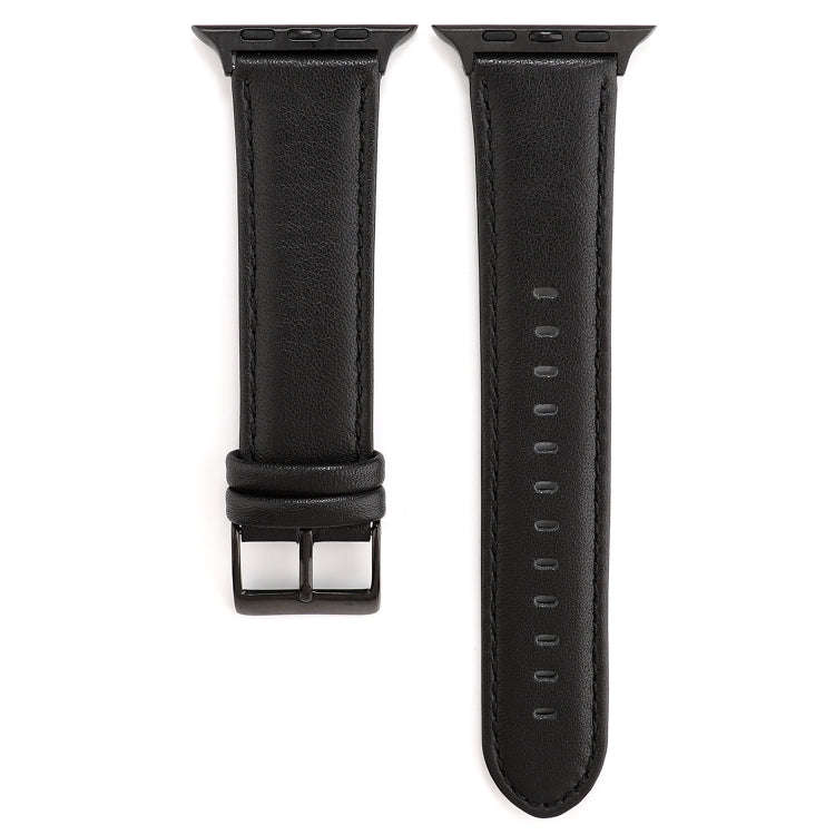 For Apple Watch Series 9&8&7 41mm / SE 3&SE 2&6&SE&5&4 40mm / 3&2&1 38mm Oil Wax Crazy Horse Text...