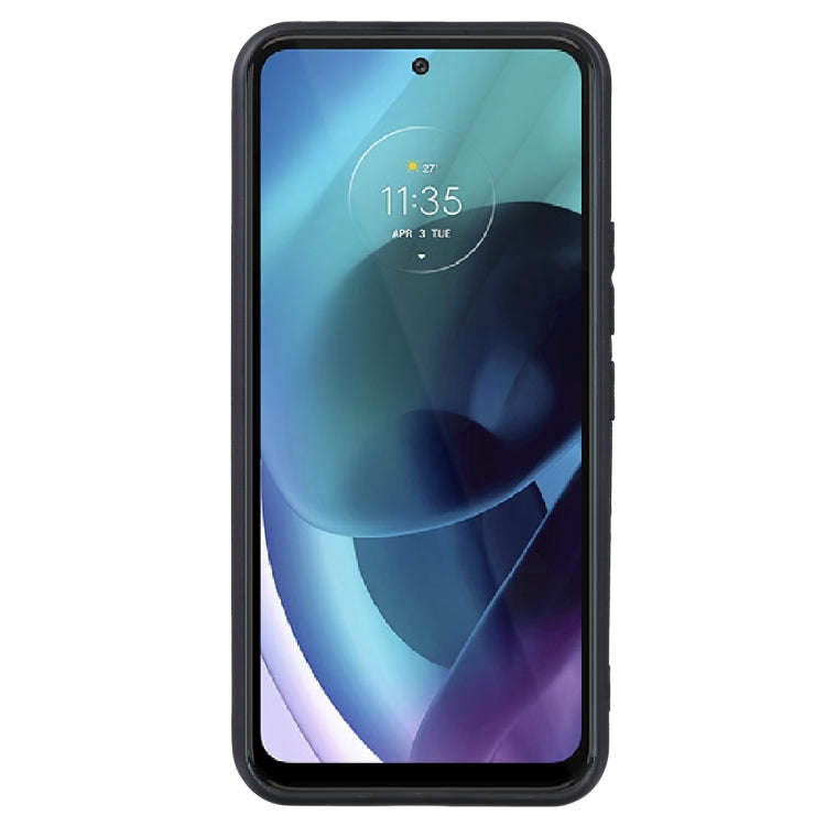 For Motorola Moto G71 5G TPU Phone Case(Frosted Black)
