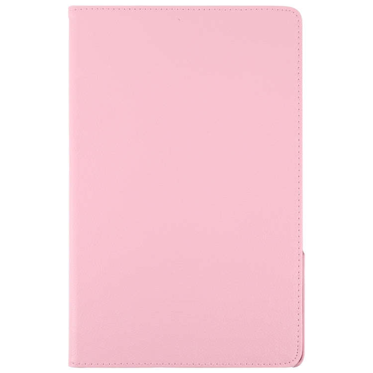 For Lenovo Tab P12 Pro 12.6 Litchi Texture Solid Color Leather Tablet Case(Pink)