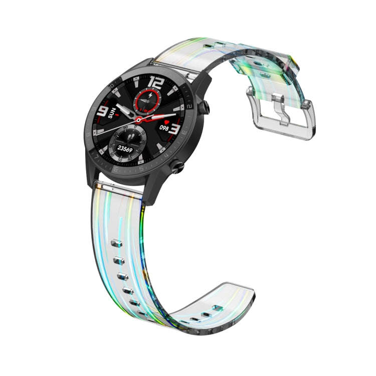 22mm Aurora Translucent Watch Band(Black)