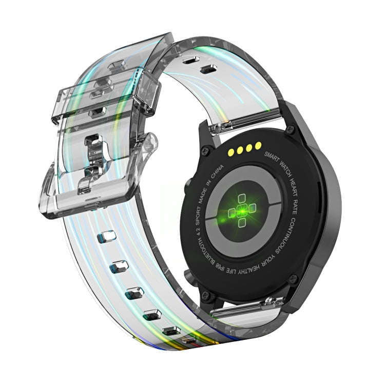 22mm Aurora Translucent Watch Band(Black)