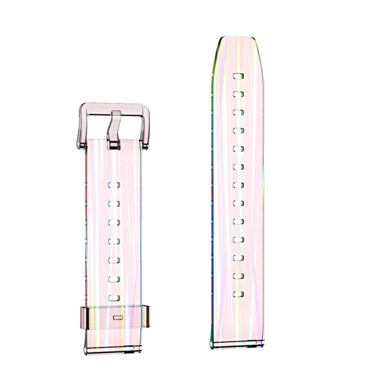 22mm Aurora Translucent Watch Band(Red)