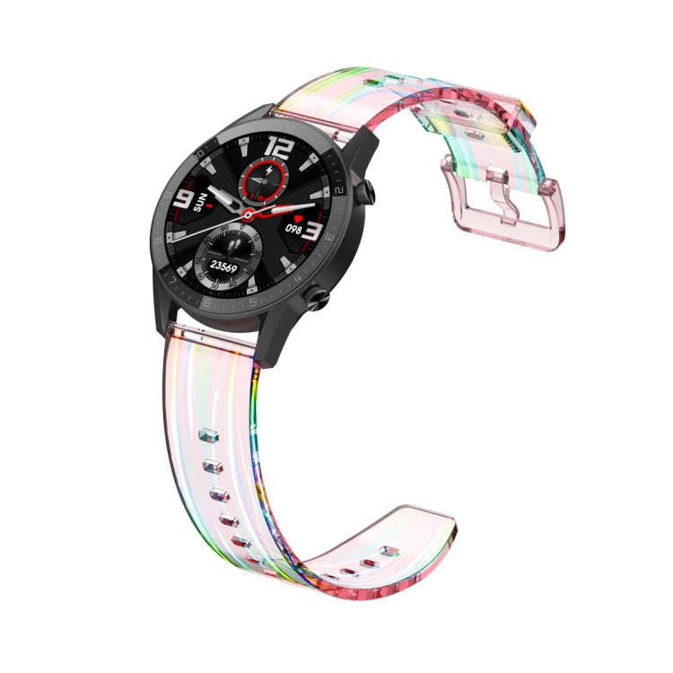 22mm Aurora Translucent Watch Band(Red)