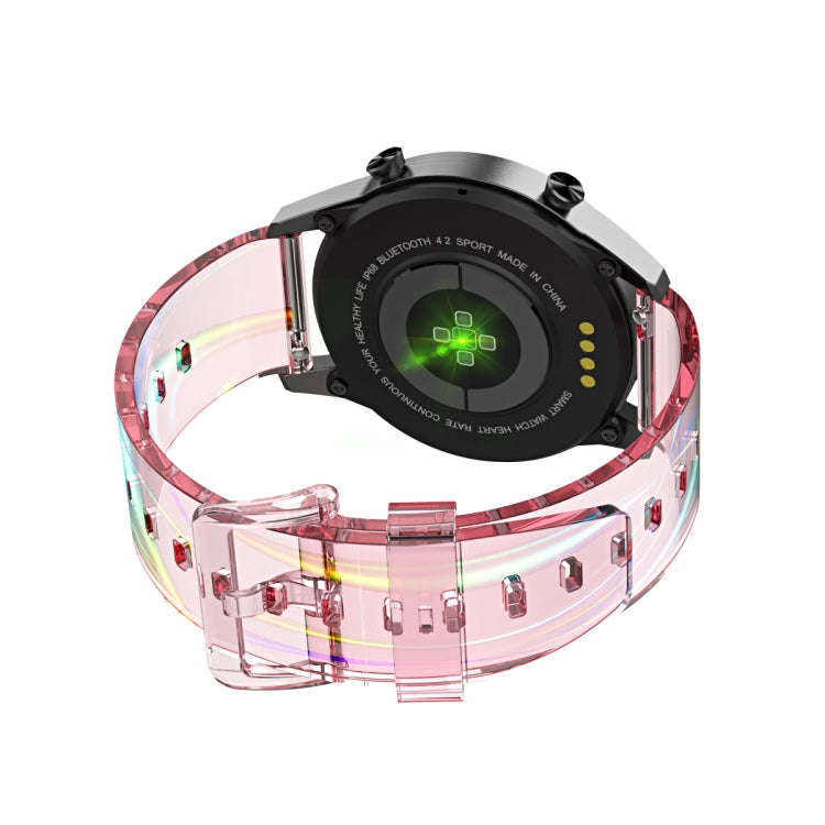 22mm Aurora Translucent Watch Band(Red)