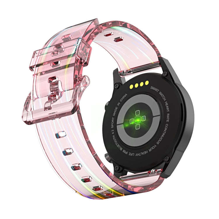 22mm Aurora Translucent Watch Band(Red)
