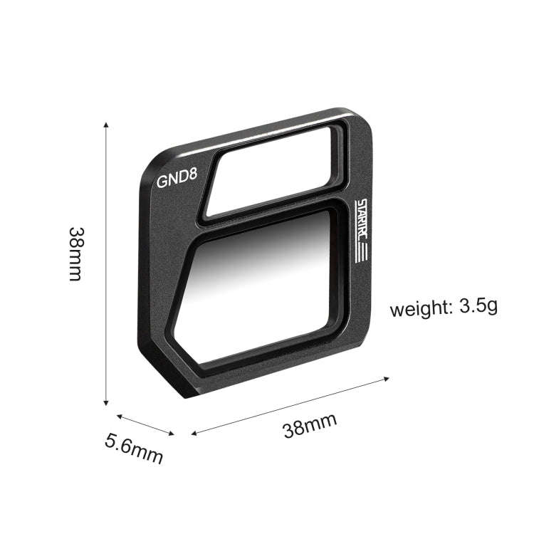 For DJI Mavic 3 STARTRC 1110397 GND 8 Lens Filter(Black)