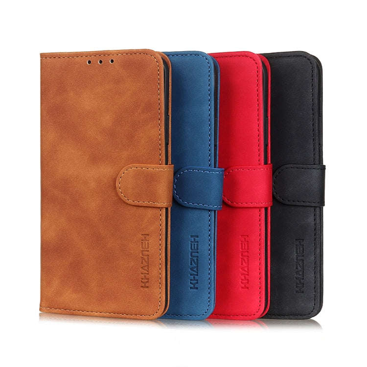 For Huawei Honor 60 Pro KHAZNEH Retro Texture Horizontal Flip Leather Phone Case(Black)