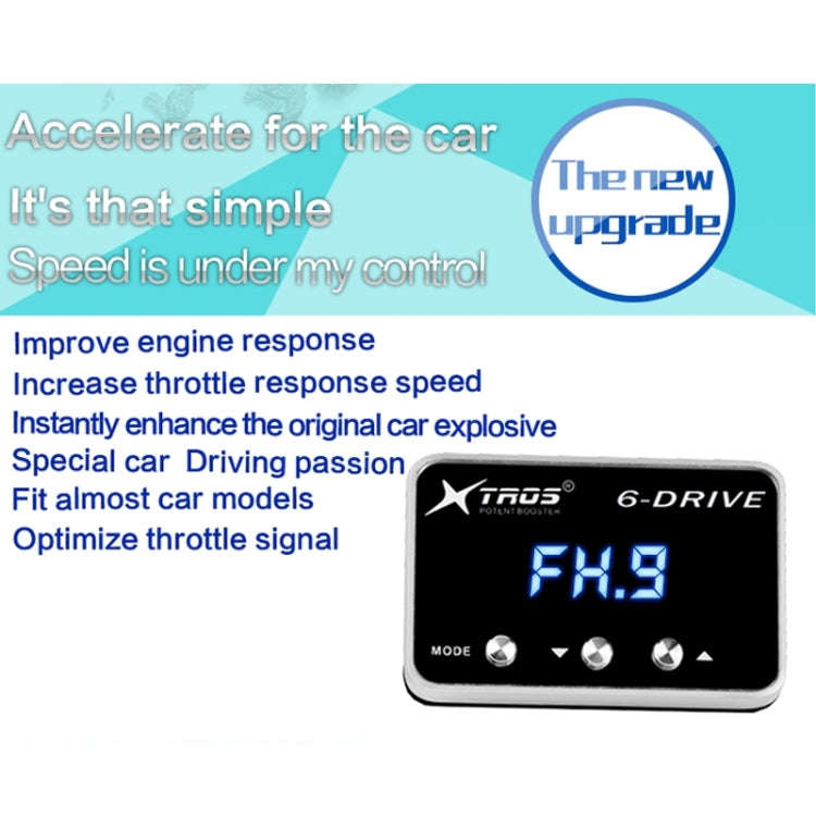 For Ford Ranger 2012-2020 TROS TS-6Drive Potent Booster Electronic Throttle Controller