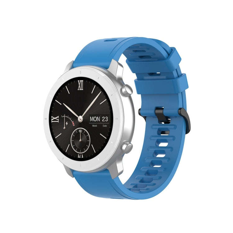 For Amazfit GTR Silicone Smart Watch Watch Band, Size:20mm(Sky Blue)