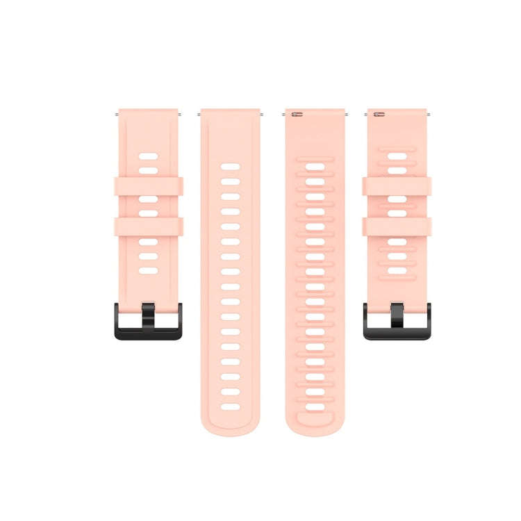 For Amazfit GTR Silicone Smart Watch Watch Band, Size:22mm(Light Pink)