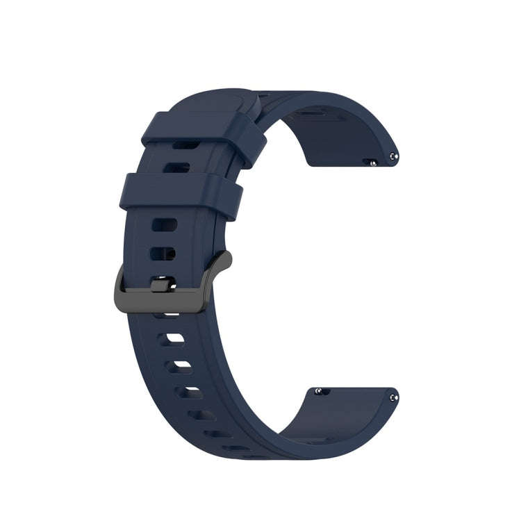 For Amazfit GTR Silicone Smart Watch Watch Band, Size:22mm(Dark Blue)