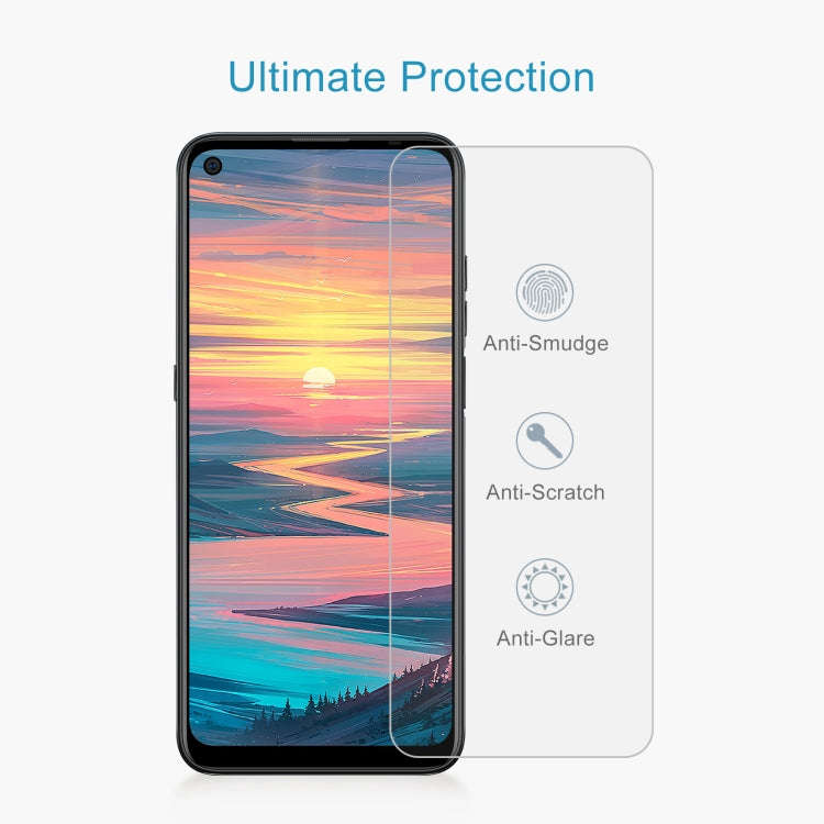50 PCS 0.26mm 9H 2.5D Tempered Glass Film For Oukitel K9 Pro