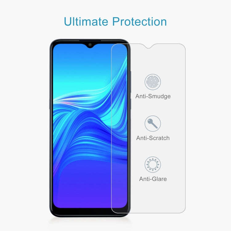 50 PCS 0.26mm 9H 2.5D Tempered Glass Film For TCL 20Y