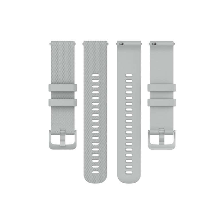 For Garmin Silicone Smart Watch Watch Band, Size:18mm Universal(Grey)