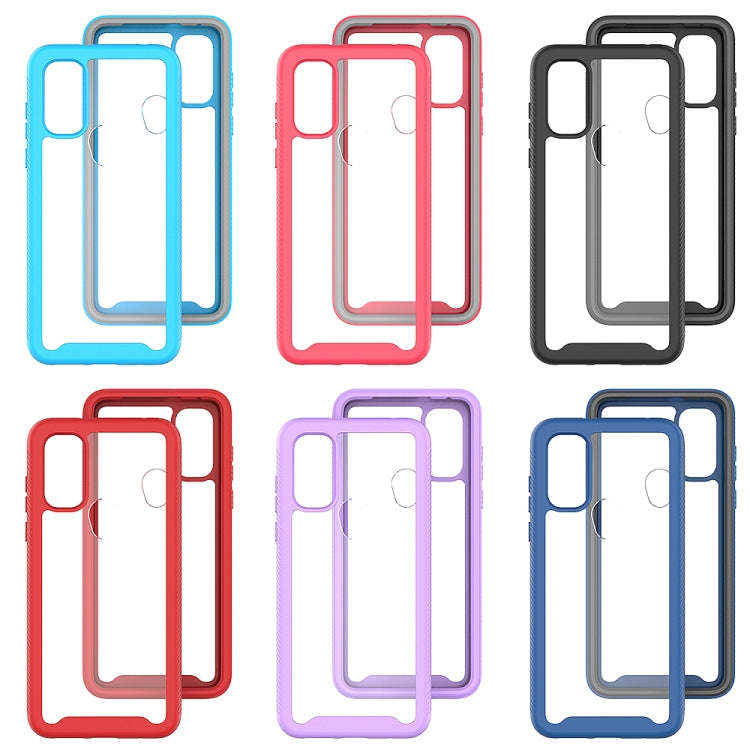 For Motorola Moto G Pure Starry Sky Solid Color Series Shockproof PC + TPU Protective Phone Case(...